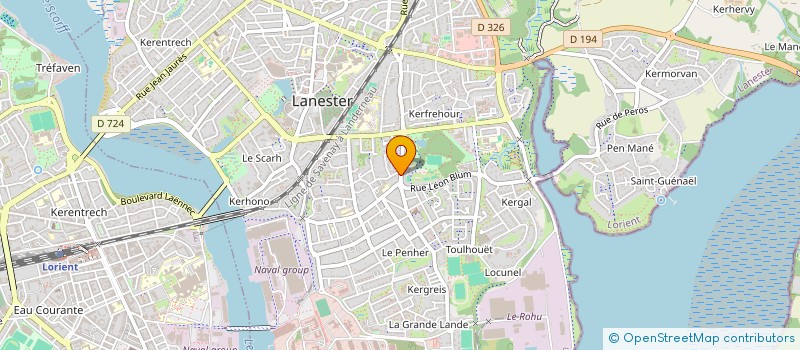 localisation de l'entreprise GROUPEMENT D'EXERCICE COMMUN (G.E.C.) INFIRMIERES à LANESTER