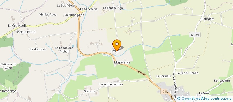 localisation de l'entreprise GROUPEMENT D'EXPLOITATION AGRICOLE EN COMMUN AGREE DE TREBLANC  REMINIAC
