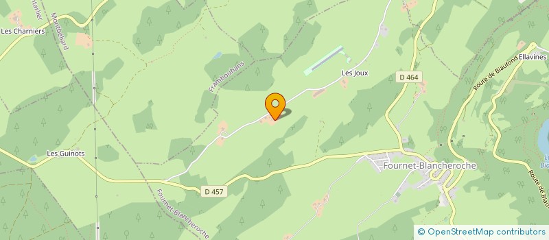 localisation de l'entreprise GROUPEMENT D'EXPLOITATION AGRICOLE EN COMMUN DES LAVAUX à FOURNET-BLANCHEROCHE