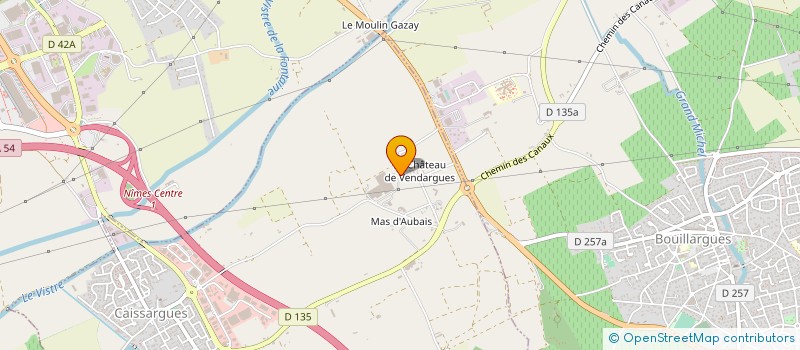 localisation de l'entreprise GROUPEMENT D'EXPLOITATION AGRICOLE EN COMMUN EL PATIO BIO  CAISSARGUES