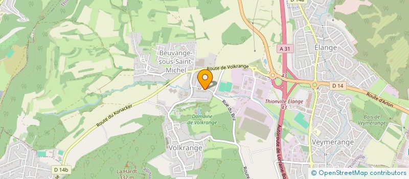 localisation de l'entreprise GROUPEMENT D'EXPLOITATION EN COMMUN DES CASTORS  THIONVILLE