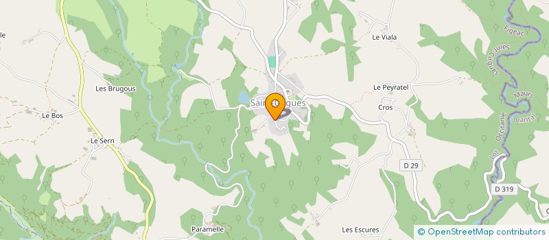 localisation de l'entreprise GROUPEMENT D'EXPLOITATION EN COMMUN DU CAPMAIL-LOISEL à SAINT-CIRGUES