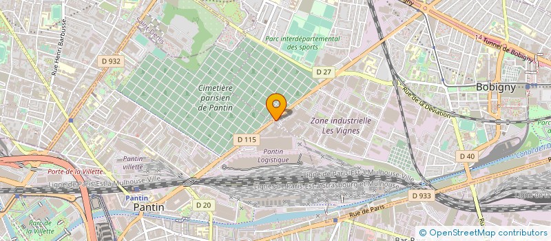 localisation de l'entreprise GROUPEMENT D'INNOVATIONS SOCIETALES ET TERRITORIALES  EPINAY-SUR-SEINE