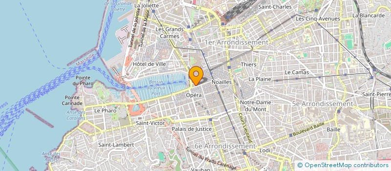 localisation de l'entreprise GROUPEMENT D INTERET ASSOCIATIF POUR L APPRENTISSAGE EN TRAVAIL SOCIAL à MARSEILLE