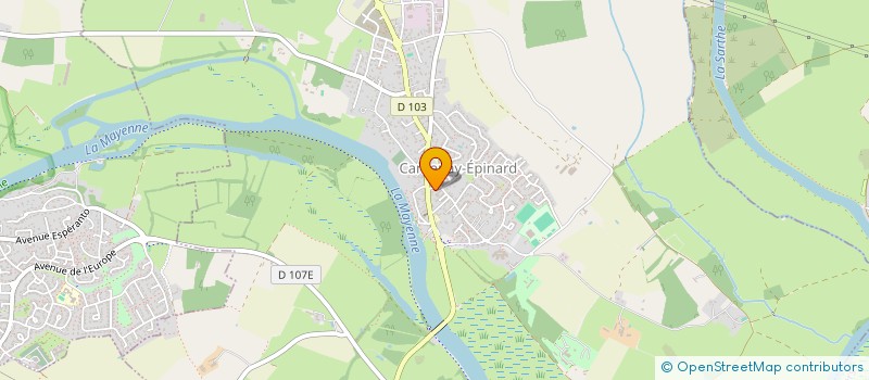 localisation de l'entreprise GROUPEMENT D'INTERET CYNEGETIQUE DE SOULAIRE ET BOURG  SOULAIRE-ET-BOURG