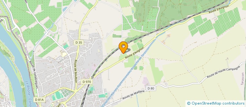 localisation de l'entreprise GROUPEMENT D'INTERET CYNEGETIQUE DES ALPILLES  TARASCON