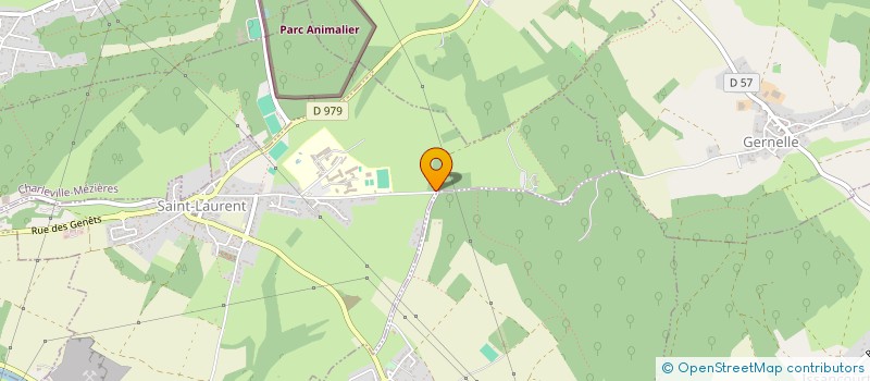 localisation de l'entreprise GROUPEMENT D'INTERET CYNEGETIQUE DES CRETES PREARDENNAISES  SAINT-LAURENT