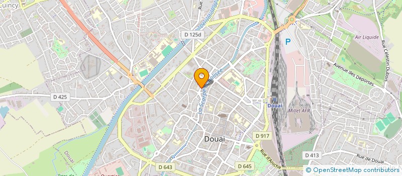 localisation de l'entreprise GROUPEMENT D'INTERET CYNEGETIQUE DU DOUAISIS  DOUAI