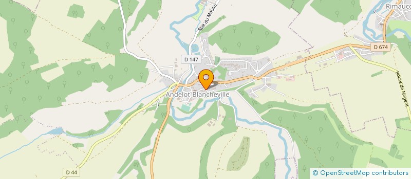 localisation de l'entreprise GROUPEMENT D'INTERET CYNEGETIQUE DU PAVILLON à ANDELOT-BLANCHEVILLE