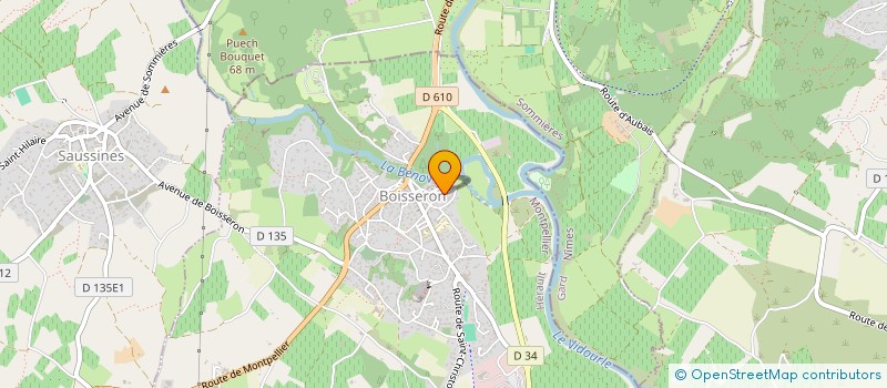 localisation de l'entreprise GROUPEMENT D'INTERET CYNEGETIQUE ET FAUNISTIQUE DE MONTLAUR  MONTAUD