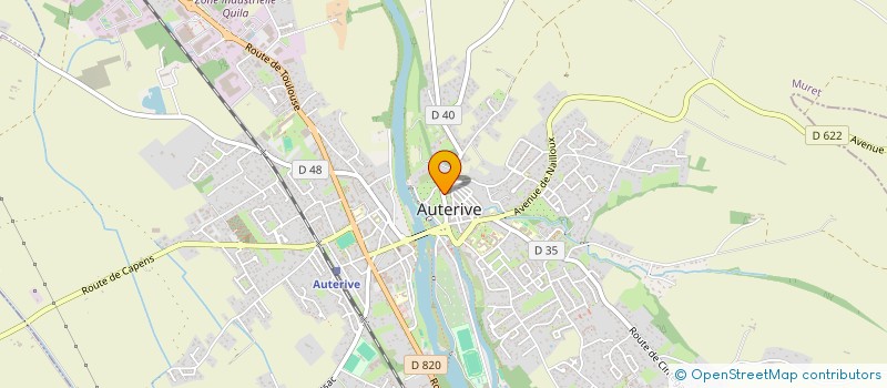 localisation de l'entreprise GROUPEMENT D'INTERET CYNEGETIQUE HERS ARIEGE  AUTERIVE