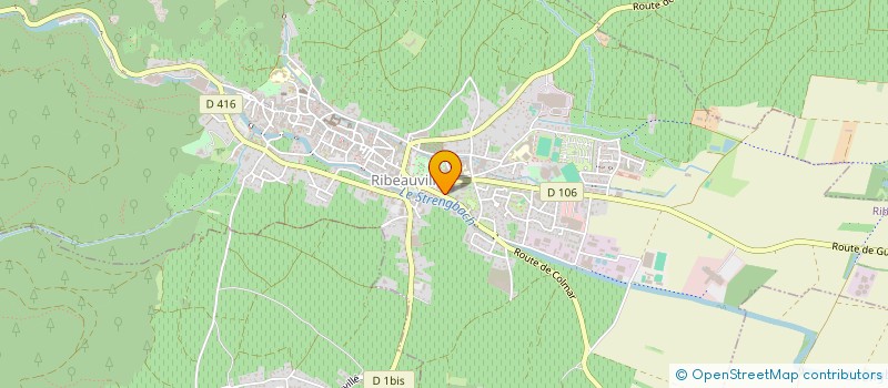 localisation de l'entreprise GROUPEMENT D'INTERET CYNEGETIQUE N2 COLMAR NORD  OSTHEIM