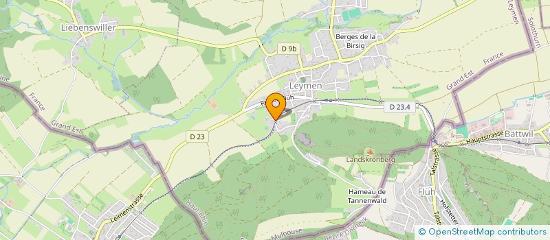 localisation de l'entreprise GROUPEMENT D'INTERET CYNEGETIQUE N27 LANDSKRON  LEYMEN