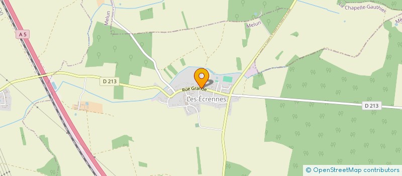 localisation de l'entreprise GROUPEMENT D'INTERET ECONOMIQUE DES VIGNES à LES ECRENNES