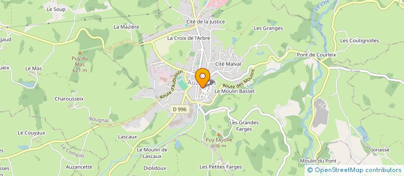 localisation de l'entreprise GROUPEMENT D'INTERET ECONOMIQUE DU PAYS AUZANCAIS  AUZANCES
