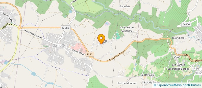 localisation de l'entreprise GROUPEMENT D'INTERET ECONOMIQUE LES QUATRES SAISONS  SAINT-CYR