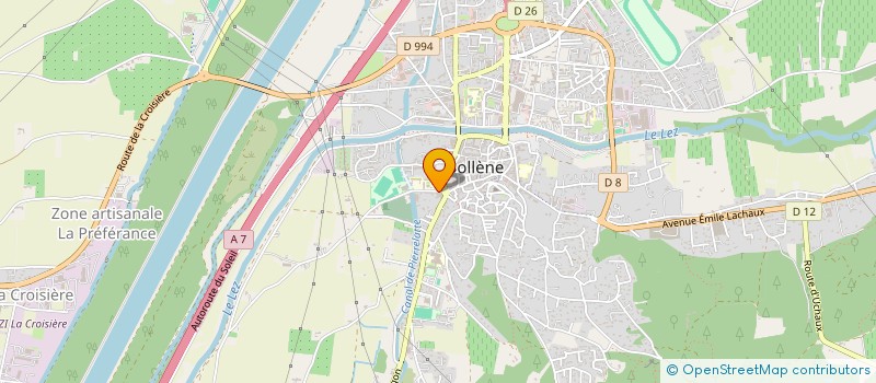 localisation de l'entreprise GROUPEMENT D'INTERET ECONOMIQUE TO 05  BOLLENE