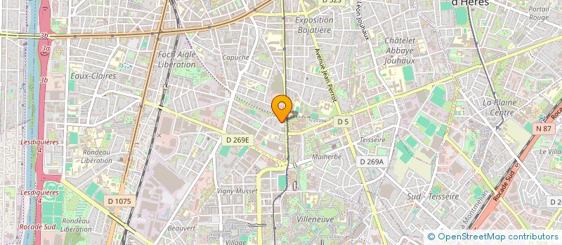 localisation de l'entreprise GROUPEMENT D INTERET PUBLIC AMENAGEMENT ET DEVELOPPEMENT DU TERRITOIRE à GRENOBLE