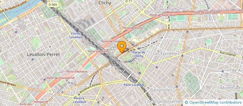 localisation de l'entreprise GROUPEMENT D'INTERET PUBLIC CITE DU THEATRE à PARIS