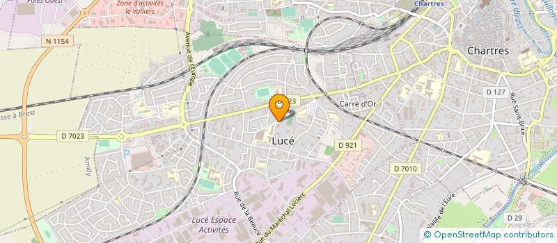 localisation de l'entreprise GROUPEMENT D'INTERET PUBLIC-CONTRAT DE VILLE/PROGRAMME DE REUSSITE EDUCATIVE  LUCE