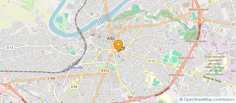 localisation de l'entreprise GROUPEMENT D'INTERET PUBLIC DU CONTRAT DE VILLE DE L'ALBIGEOIS à ALBI