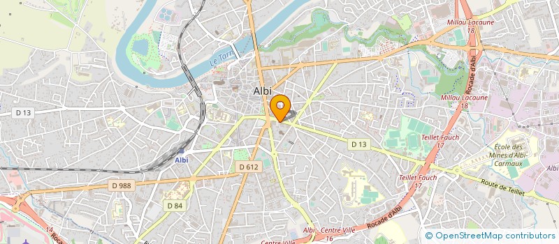 localisation de l'entreprise GROUPEMENT D'INTERET PUBLIC DU CONTRAT URBAIN DE COHESION SOCIALE DE L'ALBIGEOIS à ALBI