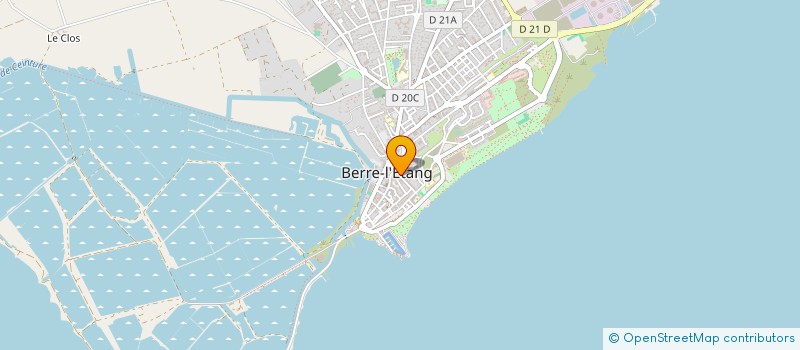 localisation de l'entreprise GROUPEMENT D INTERET PUBLIC POUR L INSERTION SOCIALE ET PROFESSIONNELLE DES JEUNES DE L EST ETANG DE BERRE à BERRE-L'ETANG
