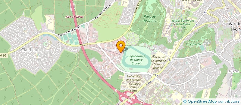 localisation de l'entreprise GROUPEMENT D'INTERET PUBLIC PULSY  VILLERS-LES-NANCY