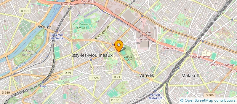 localisation de l'entreprise GROUPEMENT D'INTERET PUBLIC TROUSSE A PROJETS à VANVES