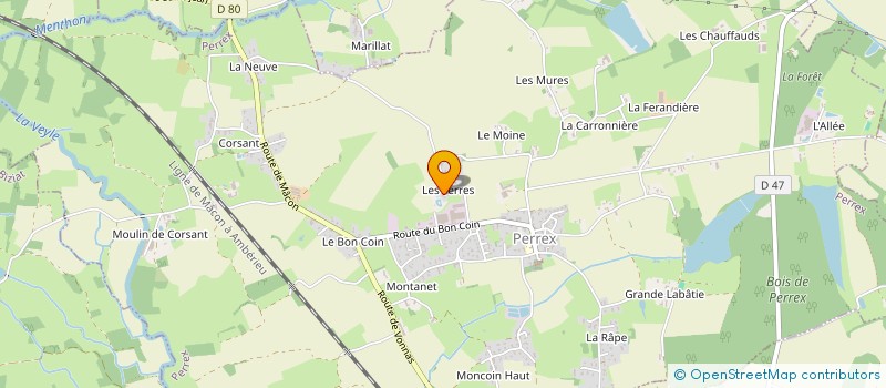 localisation de l'entreprise GROUPEMENT D'INTERETS FAMILIAUX  PERREX