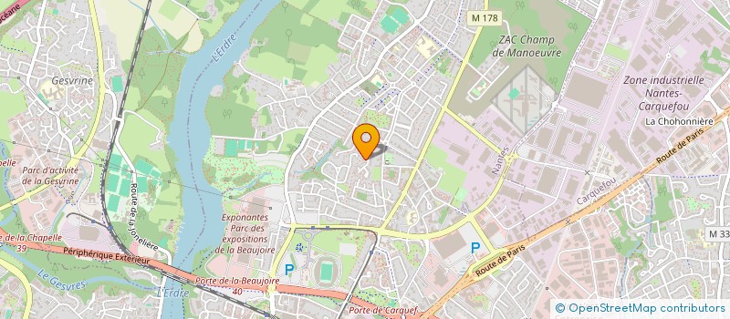 localisation de l'entreprise GROUPEMENT D'INTERETS SCIENTIFIQUES 'EURO-IMPACT ENGINEERING' (GIS EURO-IMPACT ENGINEERING)  NANTES