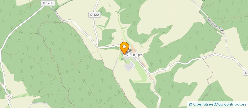 localisation de l'entreprise GROUPEMENT DE CHASSE D'AVELANGES-LUXEROIS  AVELANGES