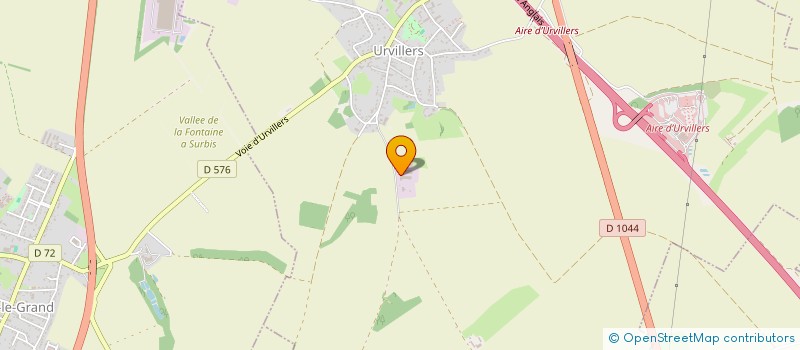 localisation de l'entreprise GROUPEMENT DE CHASSE DE GRUGIES  URVILLERS