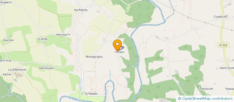 localisation de l'entreprise GROUPEMENT DE CHASSE DE STANG AR COAT  LOCUNOLE