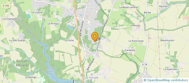 localisation de l'entreprise GROUPEMENT DE CHATEAUX DE FRANCE  LE HINGLE