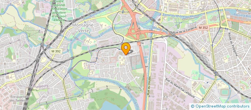 localisation de l'entreprise GROUPEMENT DE CONSTRUCTEURS IMMOBILIERS à STRASBOURG