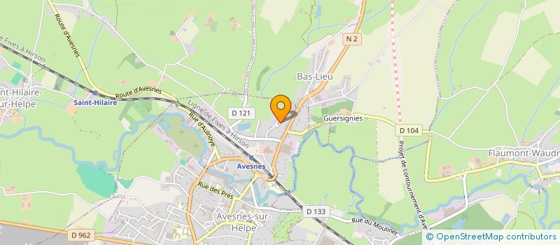 localisation de l'entreprise GROUPEMENT DE COOPERATION MEDICO SOCIALE DES SSIAD DE L AVESNOIS à AVESNES-SUR-HELPE