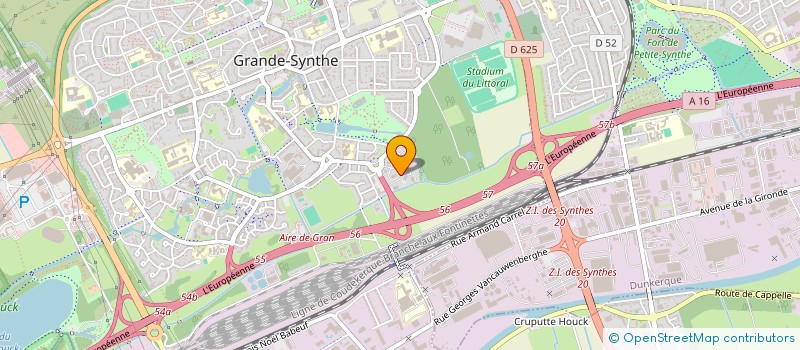 localisation de l'entreprise GROUPEMENT DE COOPERATION MEDICO-SOCIALE PASS'AGE à GRANDE-SYNTHE