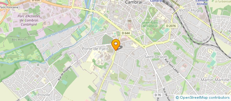 localisation de l'entreprise GROUPEMENT DE COOPERATION SANITAIRE à CAMBRAI