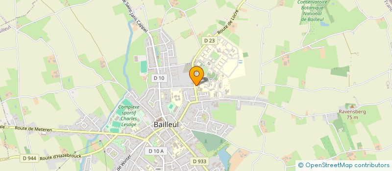 localisation de l'entreprise GROUPEMENT DE COOPERATION SANITAIRE BLANCHISSERIE INTER HOSPITALIERE DES MONTS à ARMENTIERES