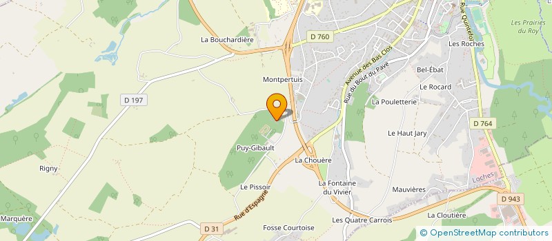 localisation de l'entreprise GROUPEMENT DE COOPERATION SANITAIRE BLANCHISSERIE SUD TOURAINE à LOCHES