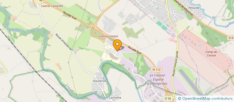 localisation de l'entreprise GROUPEMENT DE COOPERATION SANITAIRE D'HEPATO-GASTRO-ENTEROLOGIE DU SUD DU TARN à CASTRES