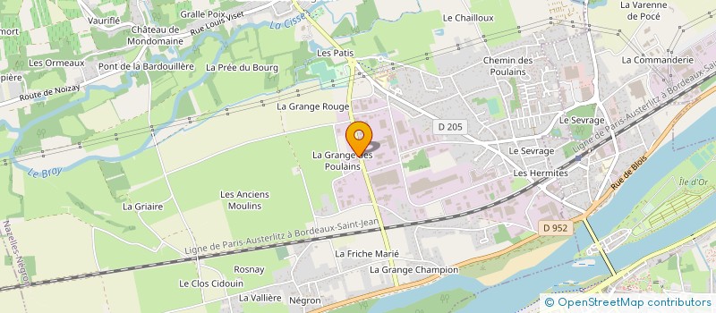localisation de l'entreprise GROUPEMENT DE COOPERATION SANITAIRE DE BLANCHISSERIE à NAZELLES-NEGRON