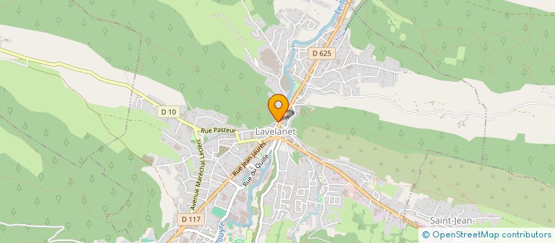 localisation de l'entreprise GROUPEMENT DE COOPERATION SANITAIRE DU PAYS D OLMES à LAVELANET