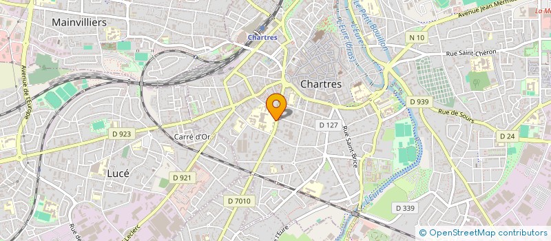 localisation de l'entreprise GROUPEMENT DE COOPERATION SANITAIRE DU SYSTEME D'INFORMATION D'EURE ET LOIR à CHARTRES