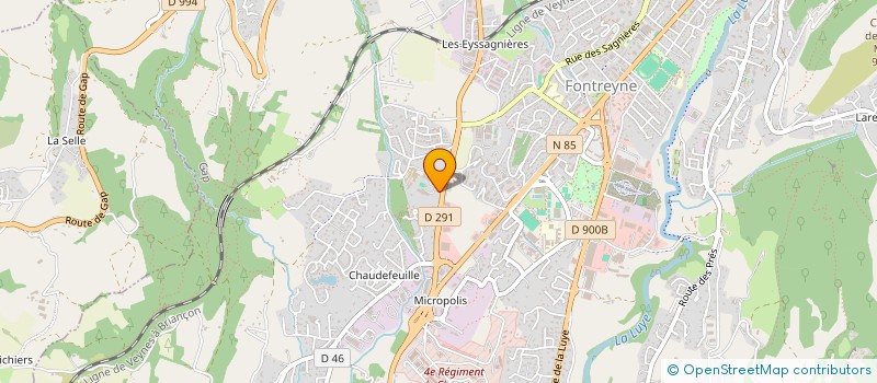 localisation de l'entreprise GROUPEMENT DE COOPERATION SANITAIRE ET MEDICO-SOCIAL ALPES SANTE SOLIDARITE à GAP