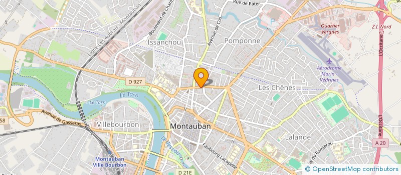 localisation de l'entreprise GROUPEMENT DE COOPERATION SANITAIRE ET MEDICO-SOCIALE DEPARS 82  MONTAUBAN