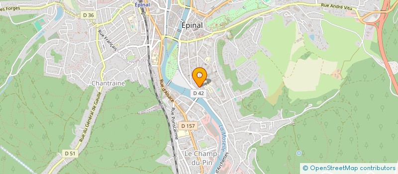 localisation de l'entreprise GROUPEMENT DE COOPERATION SANITAIRE - GROUPEMENT EN SANTE MENTALE DES VOSGES à EPINAL