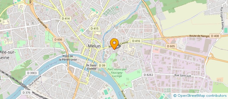 localisation de l'entreprise GROUPEMENT DE COOPERATION SANITAIRE HAD REGION DE MELUN à MELUN