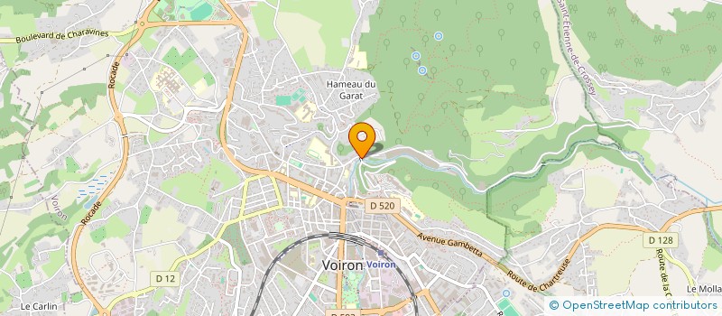 localisation de l'entreprise GROUPEMENT DE COOPERATION SANITAIRE IMAGERIE MEDICALE DU PAYS VOIRONNAIS VOIRON IMAGE à VOIRON